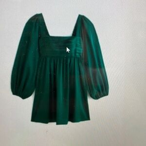 Abercrombie & Fitch Emerson Satin Long Sleeve Mini Dress